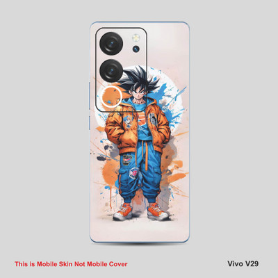 VYBE The Smart Choice Vivo 29 Goku Mobile Skin Mobile Skin(Denim Blue 04)