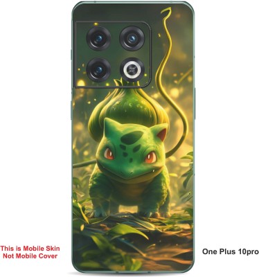 VYBE The Smart Choice One Plus 10 Pro Bulbasaur Pokemon Embossed Mobile Skin(Medium Forest Green 23)