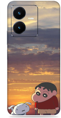 SkinoMania Vivo Y22 Mobile Skin(Multicolor Shinchan)