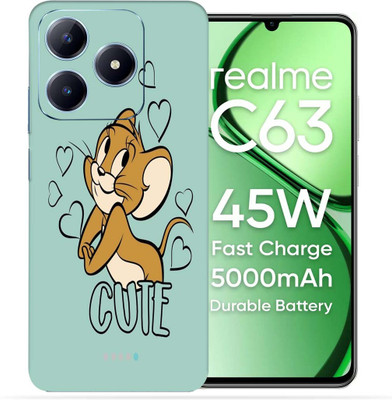 OggyBaba Realme C63 5g Mobile Skin(Cute Cat)