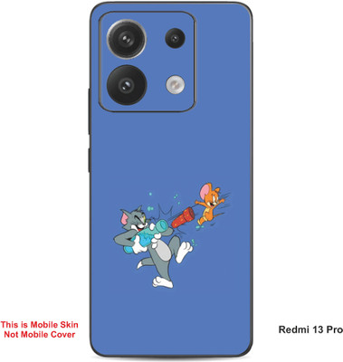 VYBE The Smart Choice Redmi 13 Pro Tom & Jerry Embossed Mobile Skin(Glaucous A1)