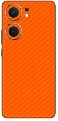 Vcare GadGets Fiber Carbon Orange i QOO Neo9 Pro 5G Mobile Skin(Fiber Carbon Orange)