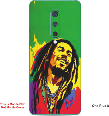VYBE The Smart Choice One Plus 8 Abstract Embossed Mobile Skin(Amaranth A2)