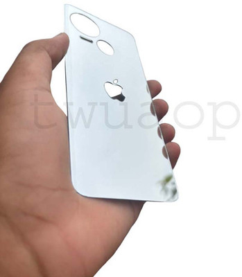 TWUAOP TECNO SPARK 10 5G MOBILE SKIN ACRYLIC SHEET MIRROR BACK PANNEL APPLE Mobile Skin(Silver)