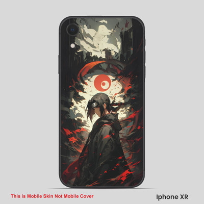 VYBE The Smart Choice iPhone XR Naruto Embossed Mobile Skin(Power Blue 11)
