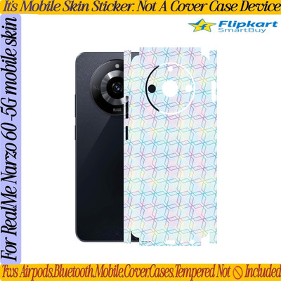 Flipkart SmartBuy for realme narzo 60 5g mobile skin(back+side+camera)light_gryl_21mj Mobile Skin(Multicolor)