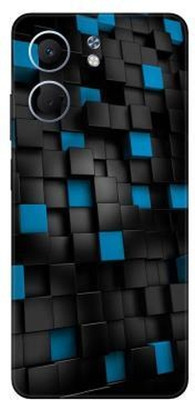 Vcare GadGets A5x (5G) Mobile Skin(Black & Blue)