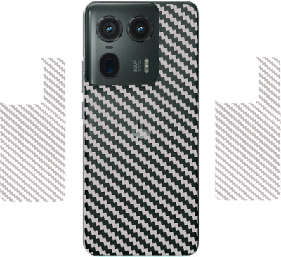 SHIVATRIX MOTOROLA EDGE 50 ULTRA 5G::, 3D CARBON FIBER BACK LAMINATION, (PACK OF 2) Mobile Skin(Transparent)