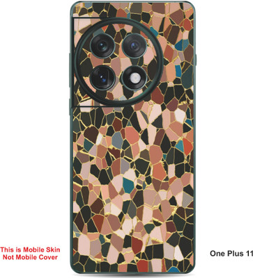 VYBE The Smart Choice One Plus 11 Pattern Embossed Mobile Skin(Oyster Pink A11)