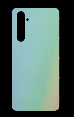 candeal mart Realme X50 Pro 5G Back skin sticker / Vinyl wrap / Protective film Mobile Skin(Rainbow Glitter Effect With Silver Finish)