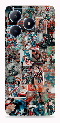 SkinoMania realme NARZO N63 Mobile Skin(Captain America Poster)