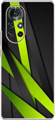 FCS Huawei nova 8 5G Printed Back skin Mobile Skin(Green Texture)
