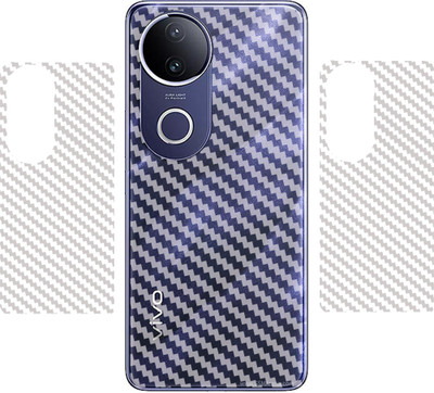 DVANK VIVO V50E 5G, || 3D CARBON FIBER ULTRA-THIN BACK LAMINATION || Mobile Skin(TRANSPARENT)