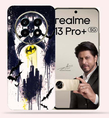 OggyBaba OggyBaba Realme 13 pro plus Mobile Skin(Black Batman)