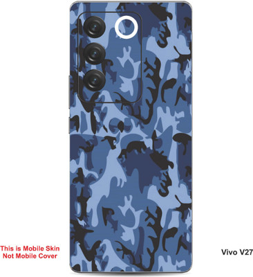 VYBE The Smart Choice Vivo V27 Camouflage Embossed Mobile Skin(Pickled Bluewood 5)