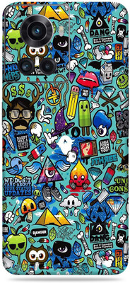 SkinoMania Oneplus 10R-5G Mobile Skin(Multicolor Dang)