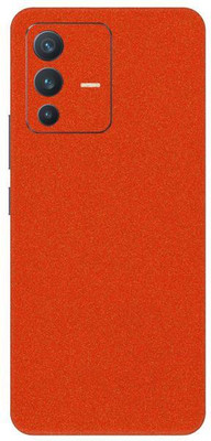 Vcare GadGets Glitter Orange vivo V23 5G Mobile Skin(Glitter Orange)