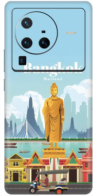 wrap craft VIVO X80 PRO 5G Premium Vinyl Mobile Skin(Multicolor)