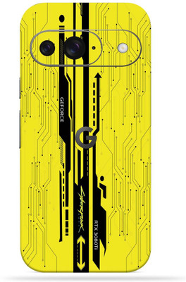 OggyBaba Google Pixel 9 5g Mobile Skin(Yellow CyberPunk)
