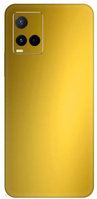 Vcare GadGets Y21 G Mobile Skin(Metallic Gold Shining)