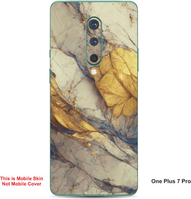 VYBE The Smart Choice One Plus 7 Pro Abstract Embossed Mobile Skin(Hippie Blue A1)