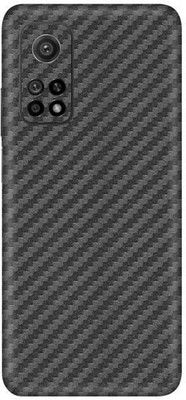 Vcare GadGets Mi 10 T 5G Mobile Skin(Fiber Carbon Gun Metal)