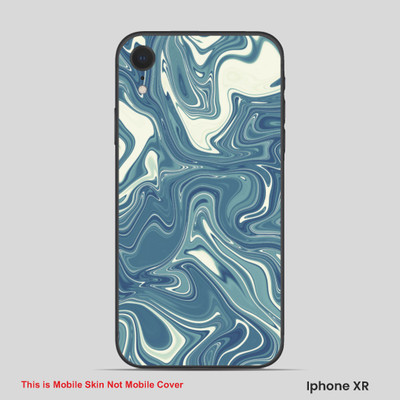 VYBE The Smart Choice iPhone XR Pattern Mobile Skin(Smalt Blue 3)