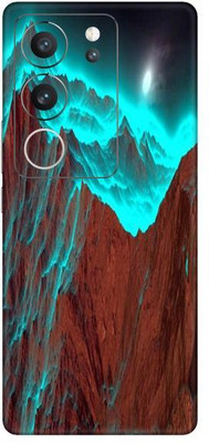Vcare GadGets Light blue Moon Vivo V29 5G Mobile Skin(Multicolor)