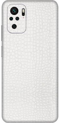 Vcare GadGets Redmi Note 10 S Mobile Skin(White Textured Leather)