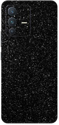 Vcare GadGets Glitter Black vivo V23 5G Mobile Skin(Glitter Black)