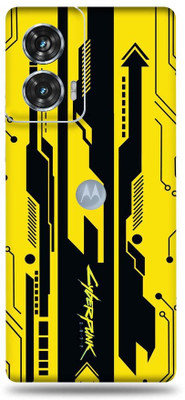 Mclaxa Moto Edge 50 Fusion Mobile Skin(Yellow Cyberpunk)