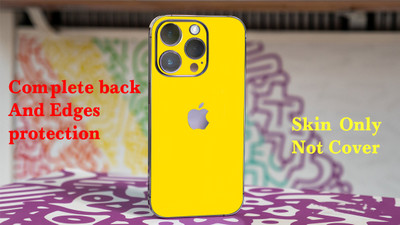 LAMHA iphone 14 pro max Mobile Skin(Yellow)