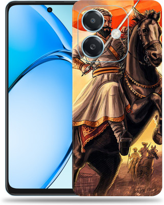 SkinoMania OPPO A3x 5G Premium Vinyl Mobile Skin (Multicolor) Mobile Skin(Shivaji Maharaj)