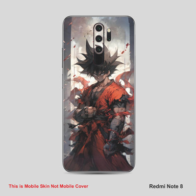 VYBE The Smart Choice Redmi Note 8 Goku Mobile Skin Mobile Skin(Natural Grey A25)