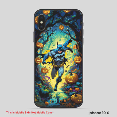 VYBE The Smart Choice iPhone 10X Super Hero Mobile Skin(Cerulean 3)