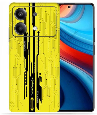 OggyBaba Poco X6 Neo 5g Mobile Skin(Yellow CyberPunk)