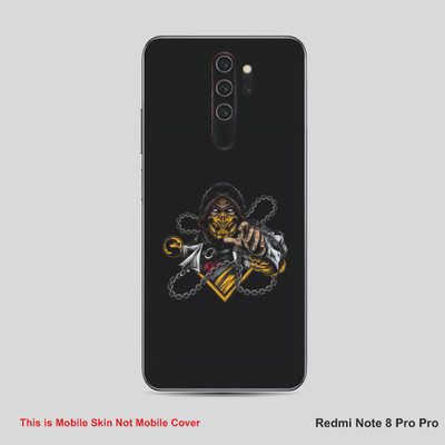 VYBE The Smart Choice Redmi Note 8 Pro Broken gamer Mobile Skin Mobile Skin(Metallic Bronze A26)