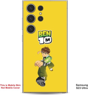 VYBE The Smart Choice Samsung S23 Ultra Ben 10 Embossed Mobile Skin(Golden Yellow 13)