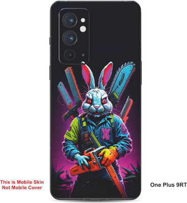 VYBE The Smart Choice One Plus 9RT Rabbit Embossed Mobile Skin(Wine Berry 28)