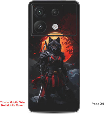 VYBE The Smart Choice Poco X6 Horse Embossed Mobile Skin(Star Dust 1)