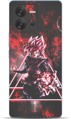 VYBE Vivo V25 Goku Mobile Skin Mobile Skin(Jet Black 33)