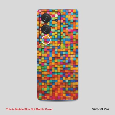 VYBE The Smart Choice Vivo 29 Pro Pattern Mobile Skin Mobile Skin(Multi ColourCE2)