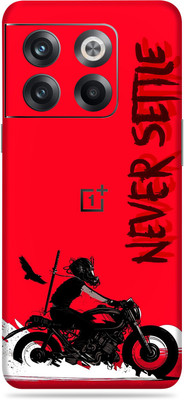 SkinoMania Oneplus 10T Mobile Skin(Multicolor Never Settle Rider)