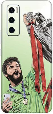 SKINADDA Vivo V20 SE Premium Vinyl Mobile Skin(Multicolor)