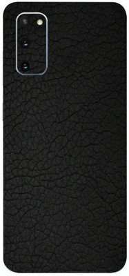 LAMHA Samsung Galaxy S20 FE 5G, samsung galaxy s20 fe 5g, Samsung Mobile Skin(Ultra Super Black Leather Wrap Sticker With High Matte Finish.)
