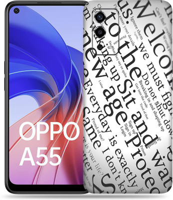 SkinoMania Oppo-A55 Mobile Skin(Multicolour Sit Age)