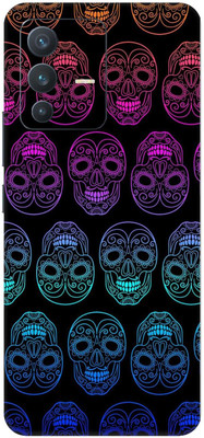 SKINADDA Vivo V23 5G Premium Vinyl Mobile Skin(Multicolor)