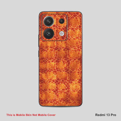 VYBE The Smart Choice Redmi 13 Pattern Mobile Skin Mobile Skin(Multi Colour T19)