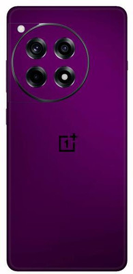 Vcare GadGets Purple Glossy OnePlus 12 R 5G With Logo Mobile Skin(Purple Glossy)