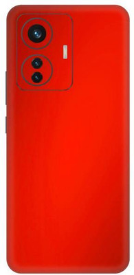 Vcare GadGets iQOO Z6 Pro 5G Metallic Red Shining Back Side Premium Mobile Skin(Metallic Red Shining)